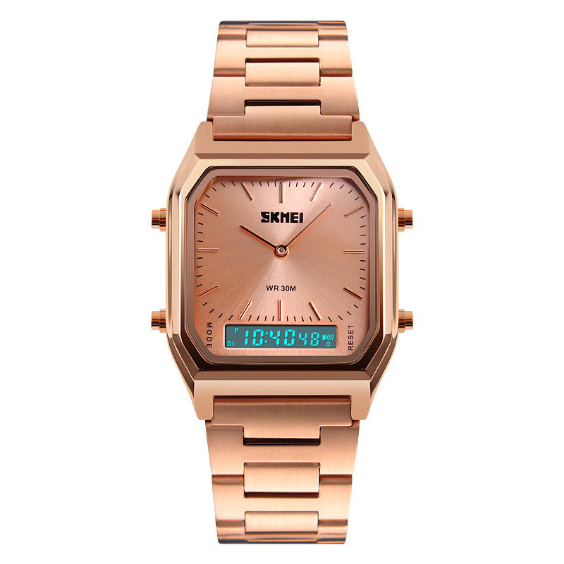 Analog-Digital Watch Minimalist Style Business Men's Watch