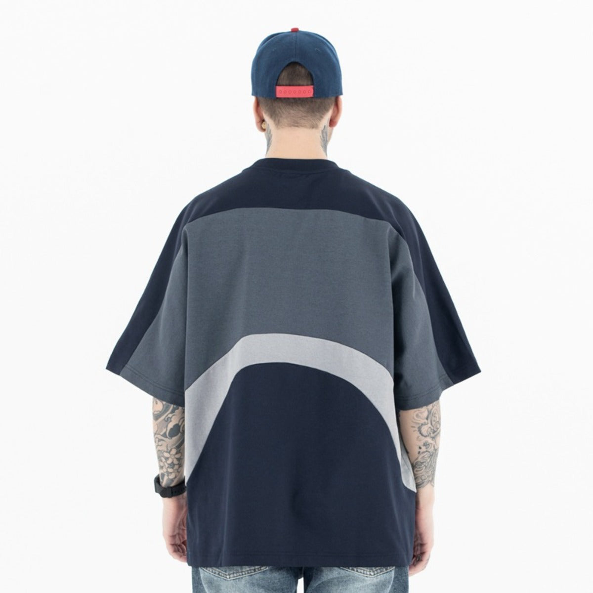 Vintage 90s Hip Hop Clothing Summer Oversize Short Sleeve T-Shirt Top