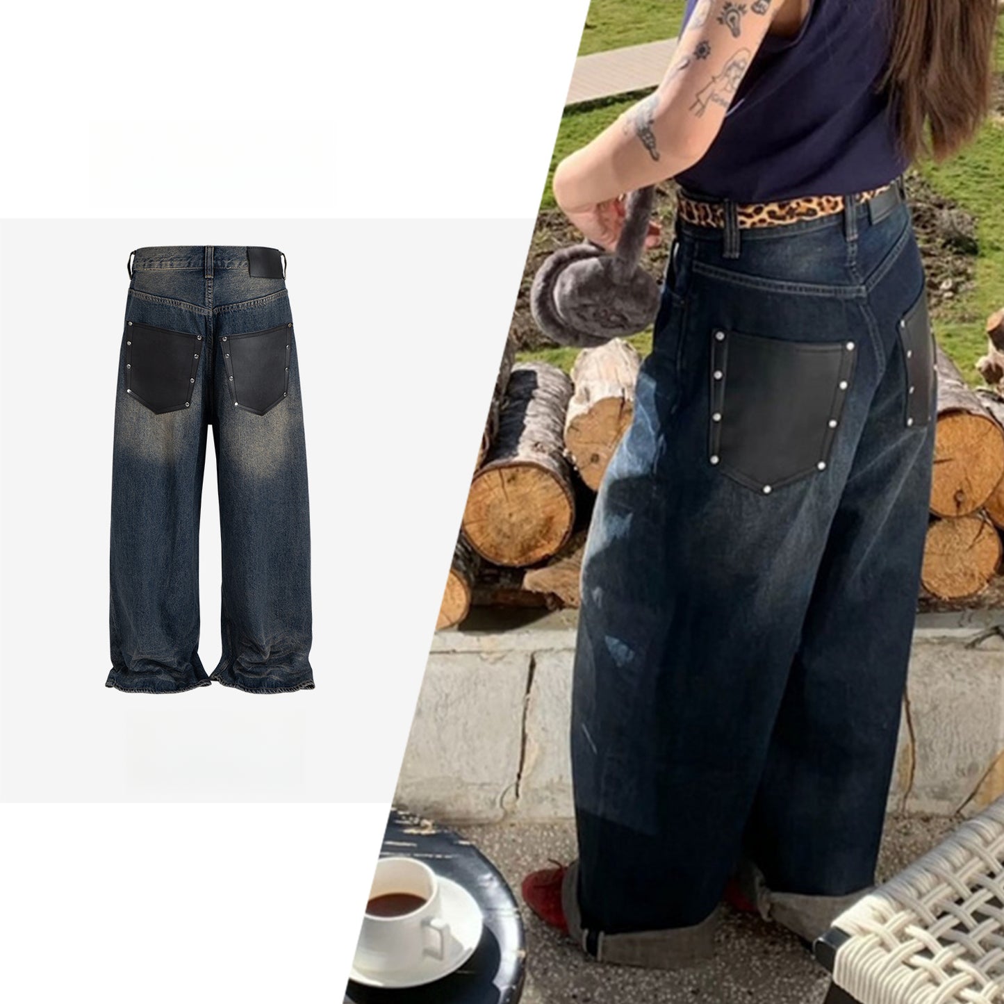 Rock Revival Jeans Washed Old Trousers