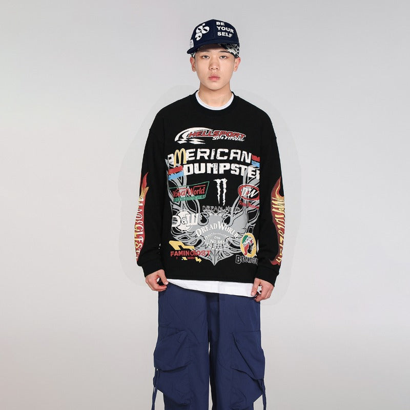 Unisex long-sleeved shirt autumretro