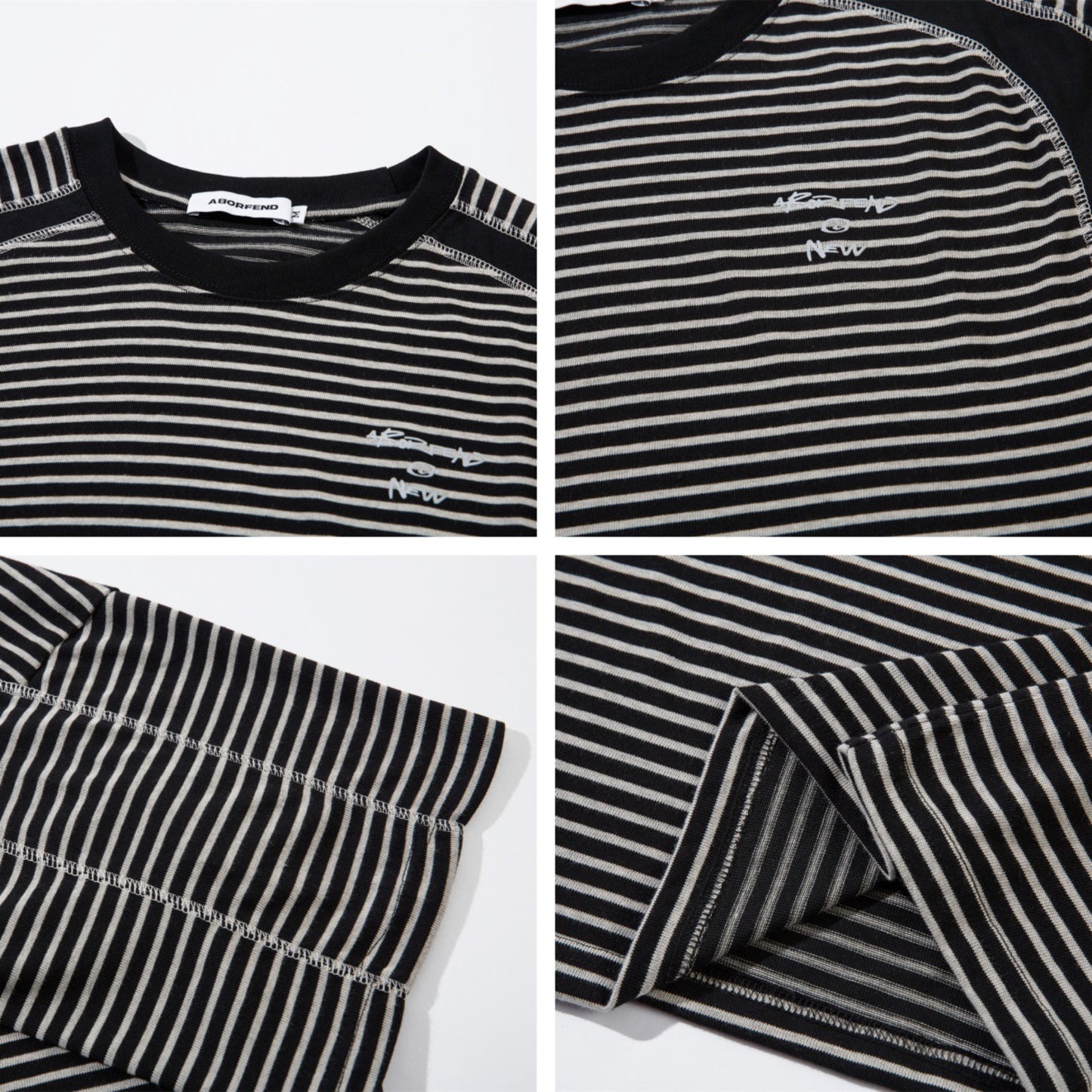 Distorted vintage short-sleeved summer loose casual top
