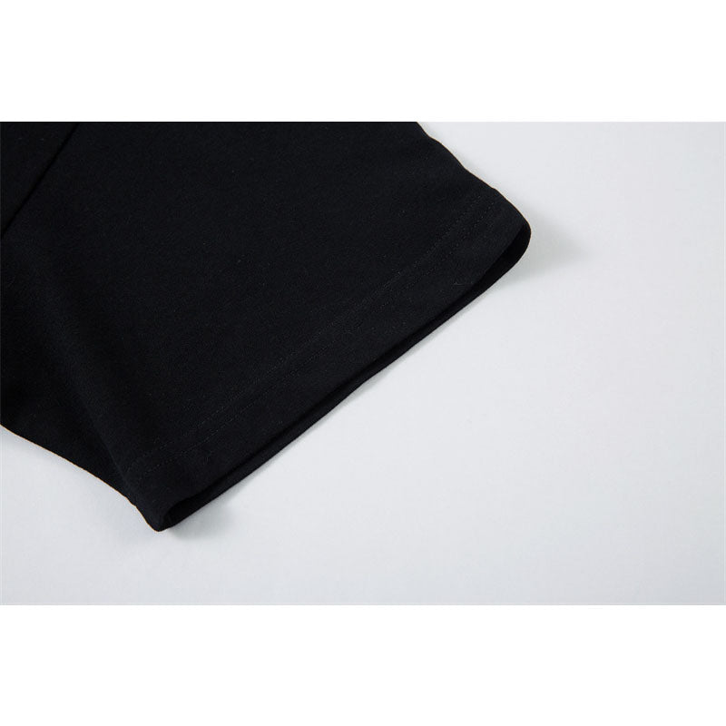 Casual Street Wear Short Sleeve T-Shirt Summer Casual Oversize Couple Top