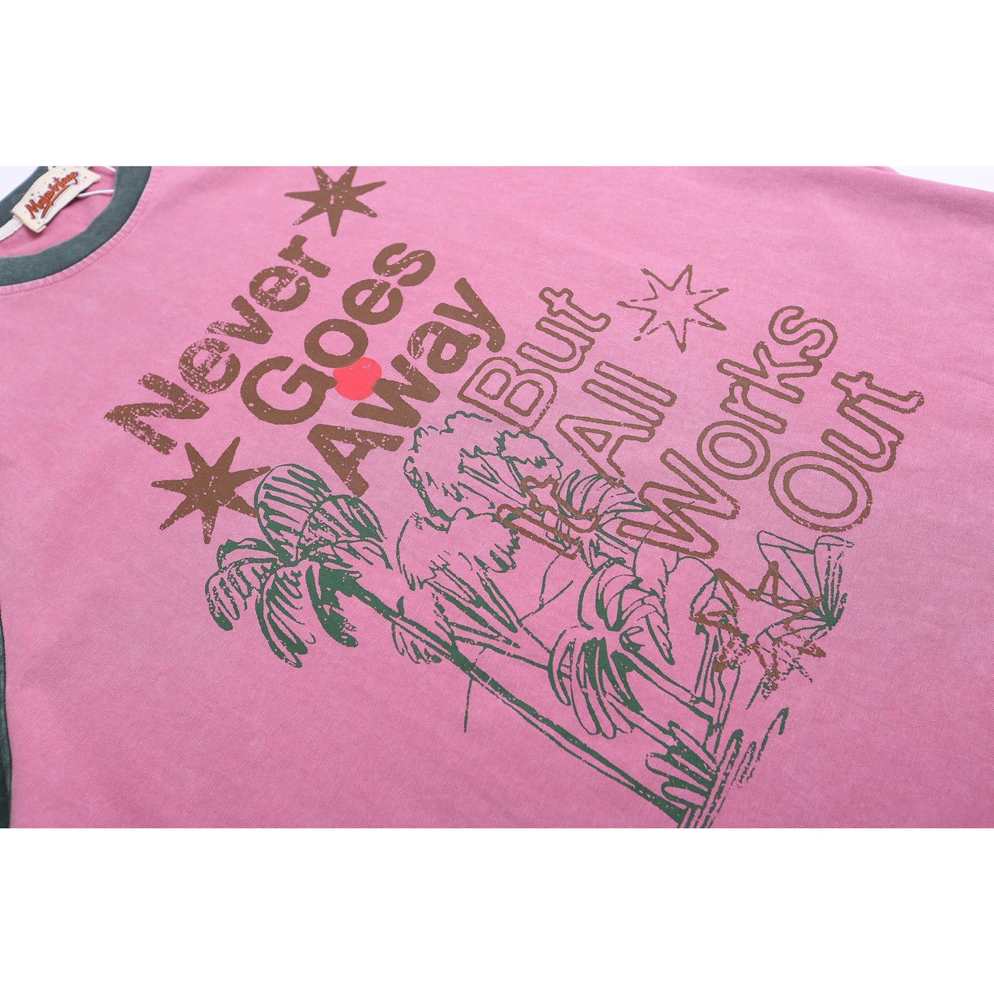 Hustle vintage summer vintage washed old t-shirt