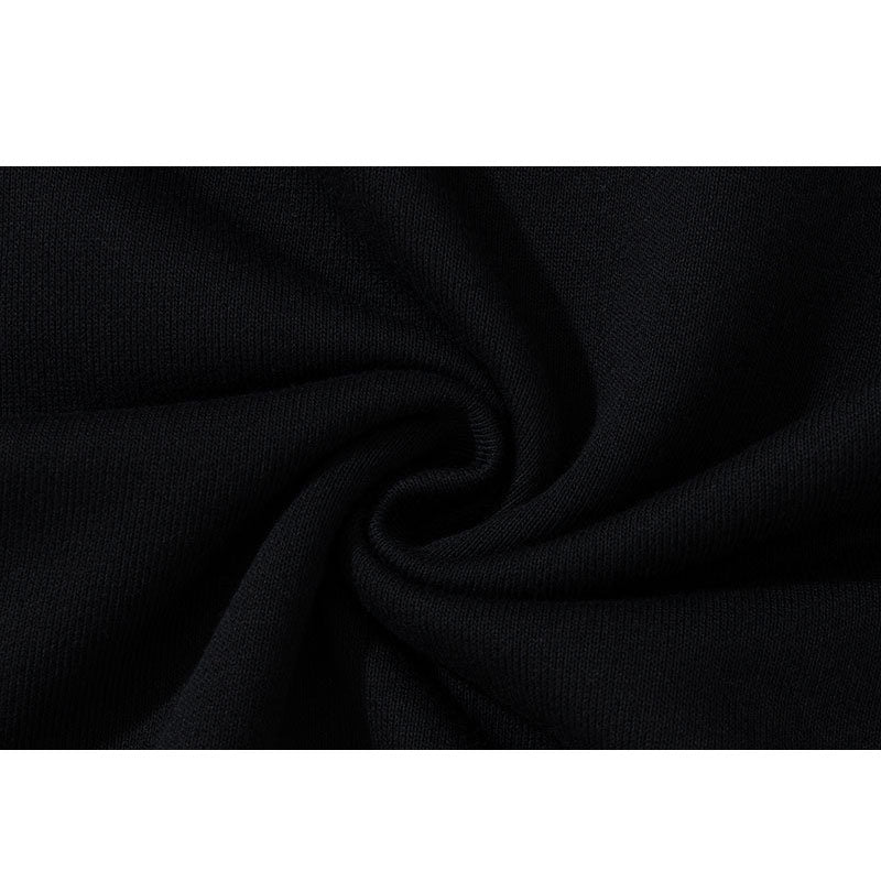 Marcas De Streetwear Reflective Strip Crew Neck Oversize Long Sleeve Top