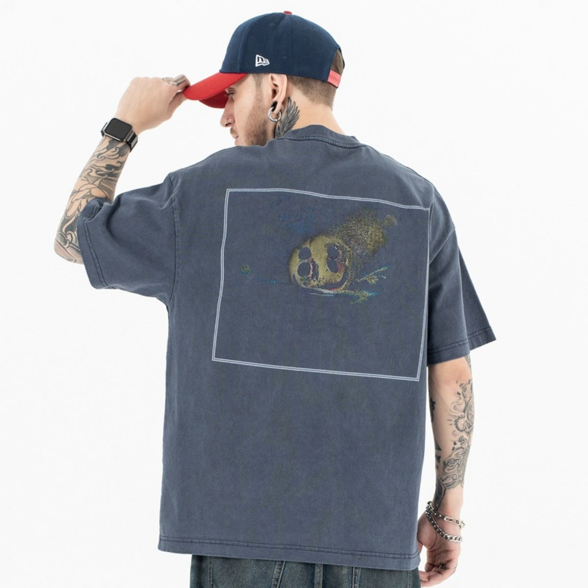 Vic Streetwear Summer Vintage Short Sleeve T-Shirt