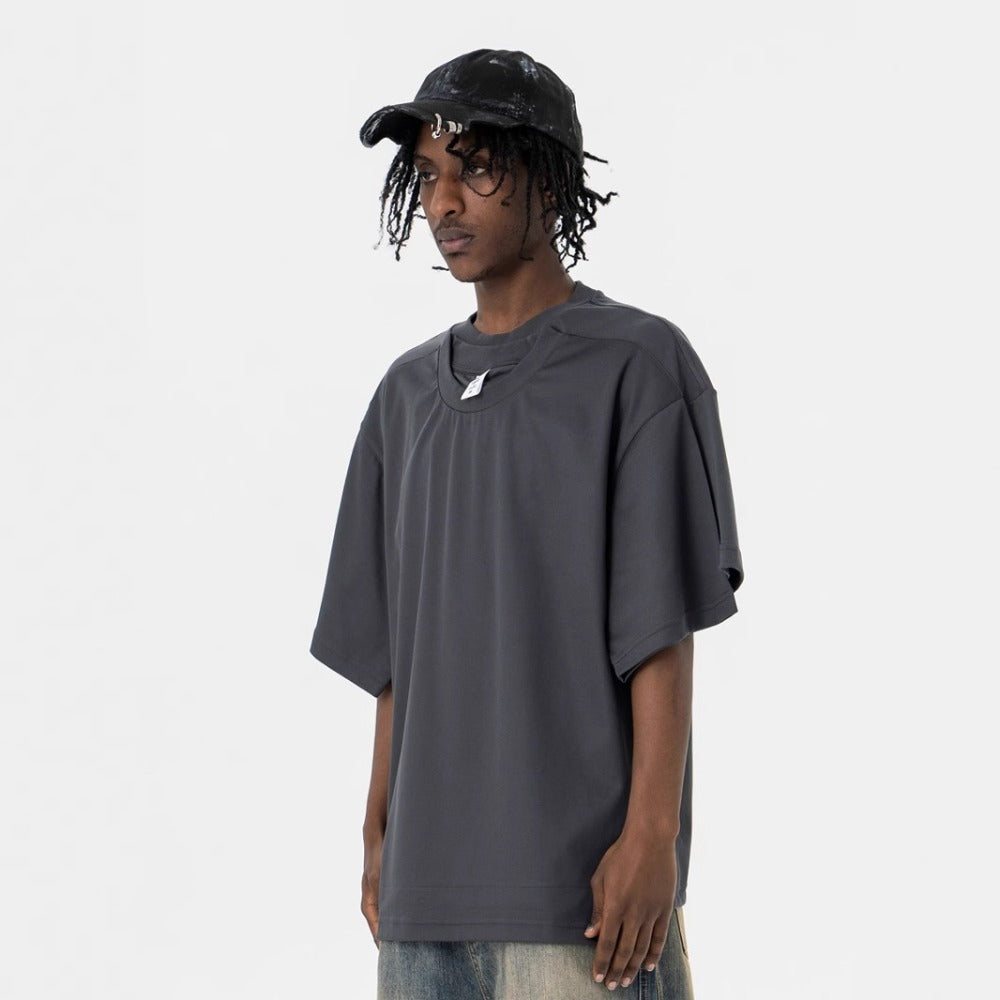 Vic Streetwear Summer Crew Neck Short Sleeve T-Shirt