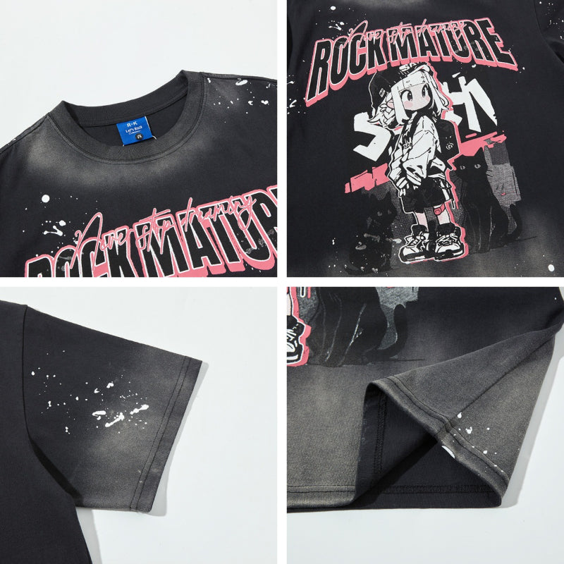 Nyc T Shirt Crew Neck Short Sleeve T-Shirt Summer Loose Casual Top