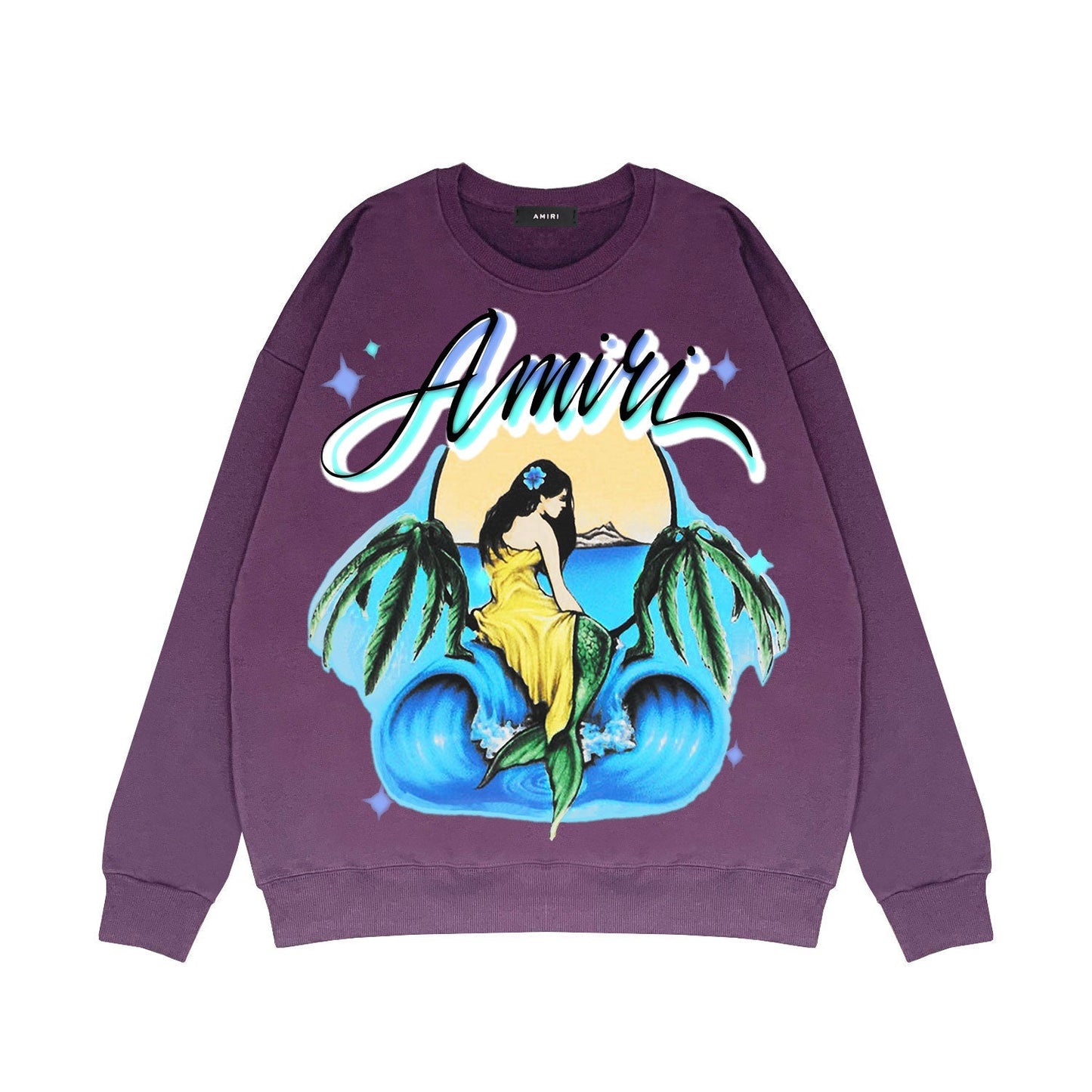 Amiri Sweatshirt Printed Trendy Pure Cotton