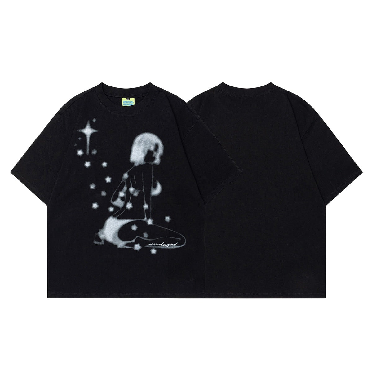 90s West Coast Hip Hop Fashion T Shirts Loose Half Sleeve Summer Casual Short Sleeve T-Shirt