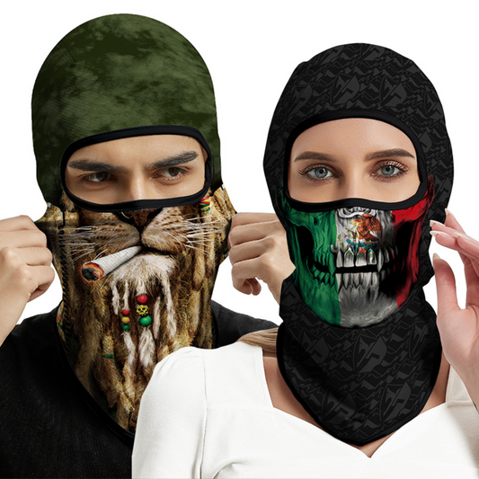 Cycling Windproof Hood Ice Silk Sunscreen Windproof 3D Headgear Men and Women