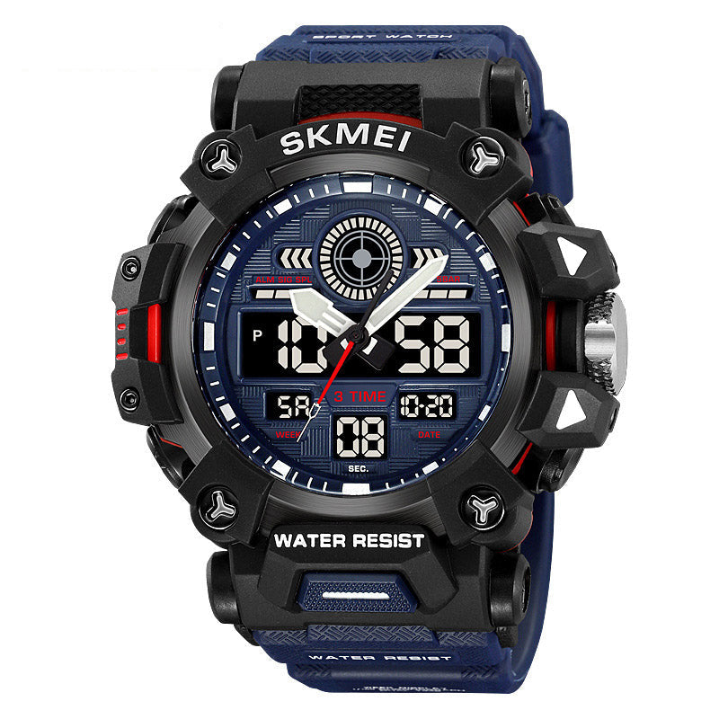 Analog-Digital Watch Multifunctional Waterproof Watch