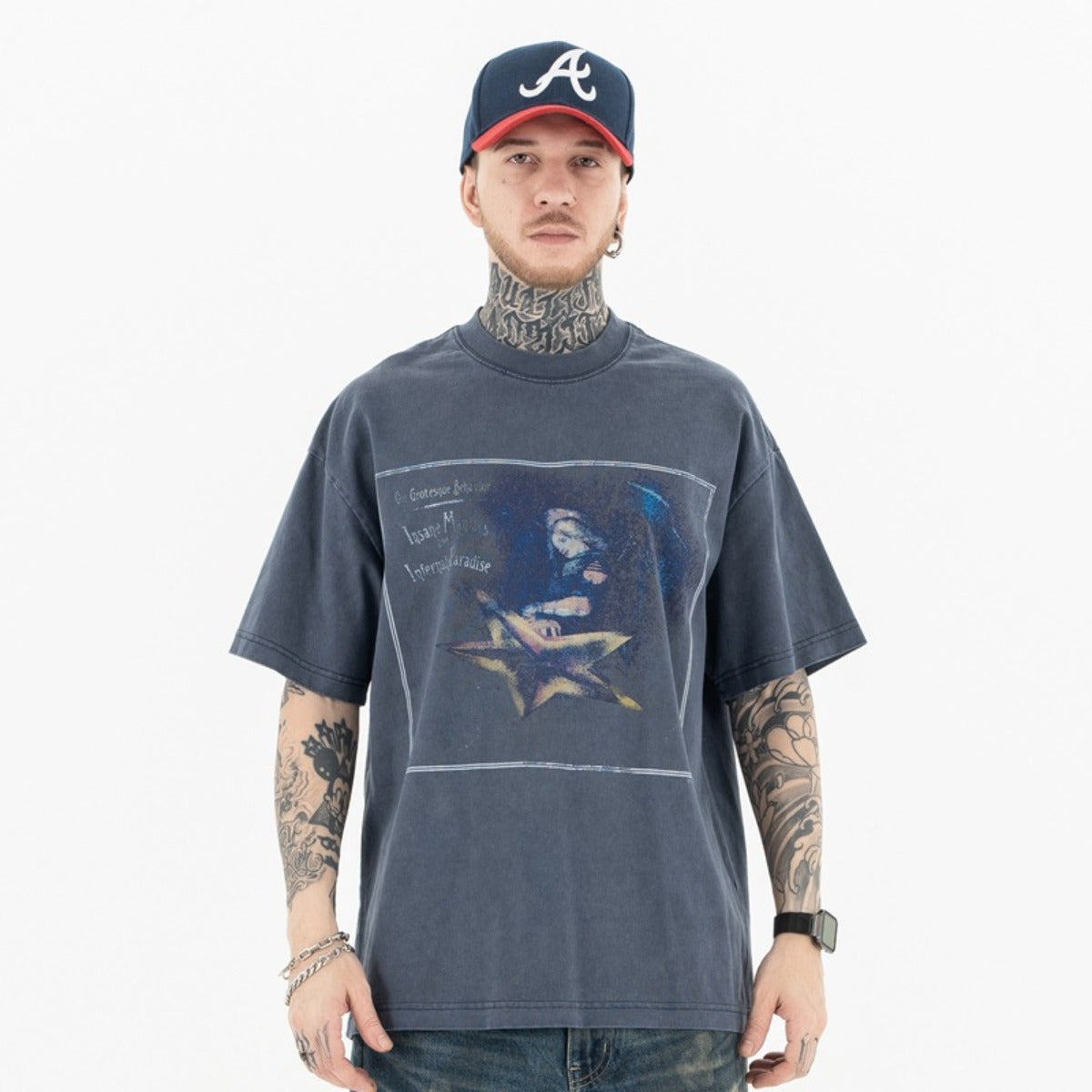 Vic Streetwear Summer Vintage Short Sleeve T-Shirt
