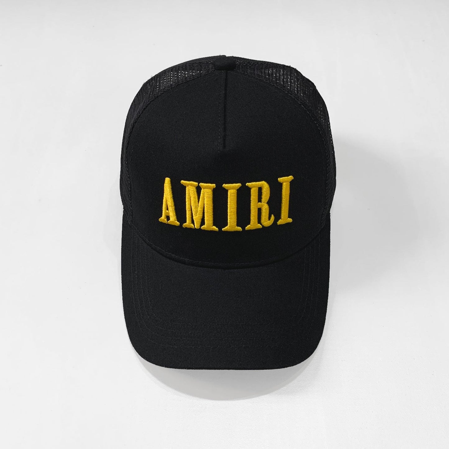 Amiri Hat Peaked Cap Sunshade Beach Casual Hat Adjustable Metal Lock Baseball Cap