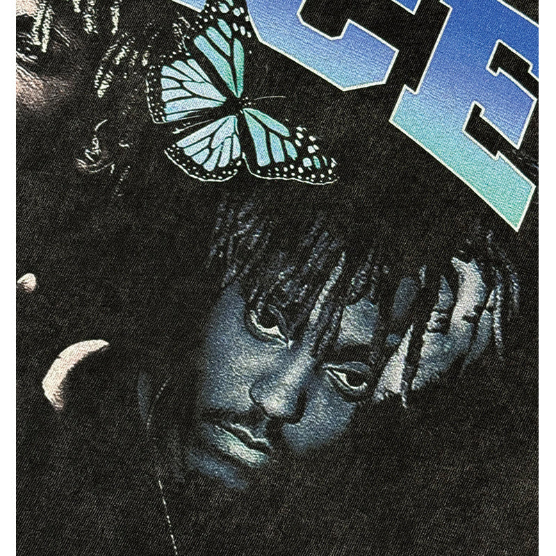 Cool t rapper hip hop rapper JUICE WRLD print short sleeve t-shirt VINTAGE