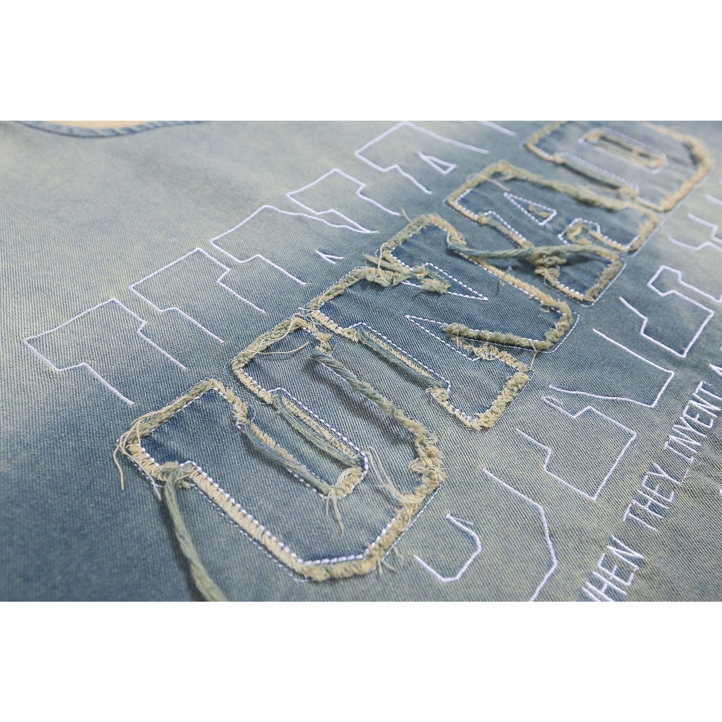 1990 Fashion T-Shirt Embroidery Short Sleeve