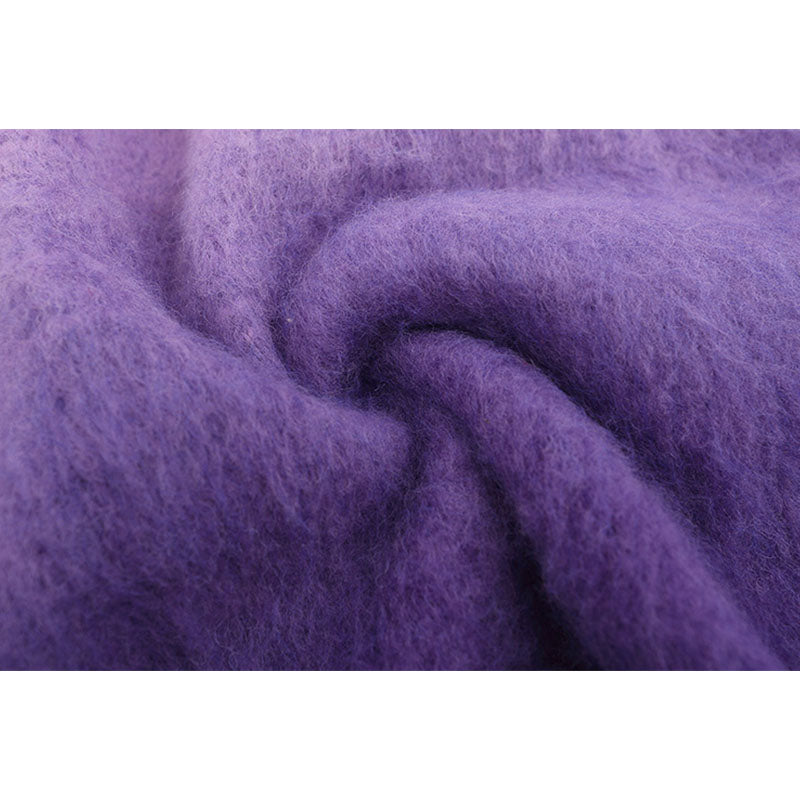 Vice streetwear autumn and winter ow purple gradient arrow pattern mohair knitted sweater