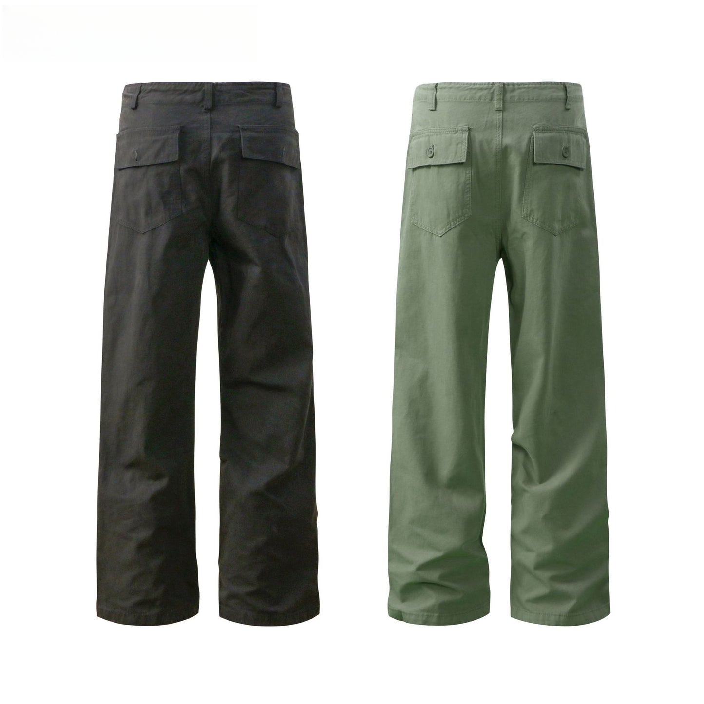 Hip Hop Pants For Boys Vintage vintage washed water made straight overalls