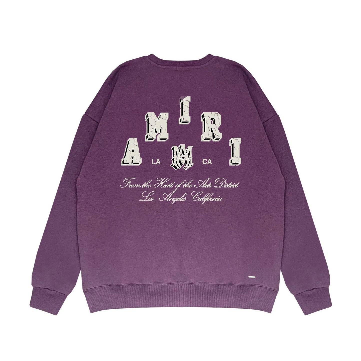 Amiri Sweatshirt Printed Trendy Pure Cotton
