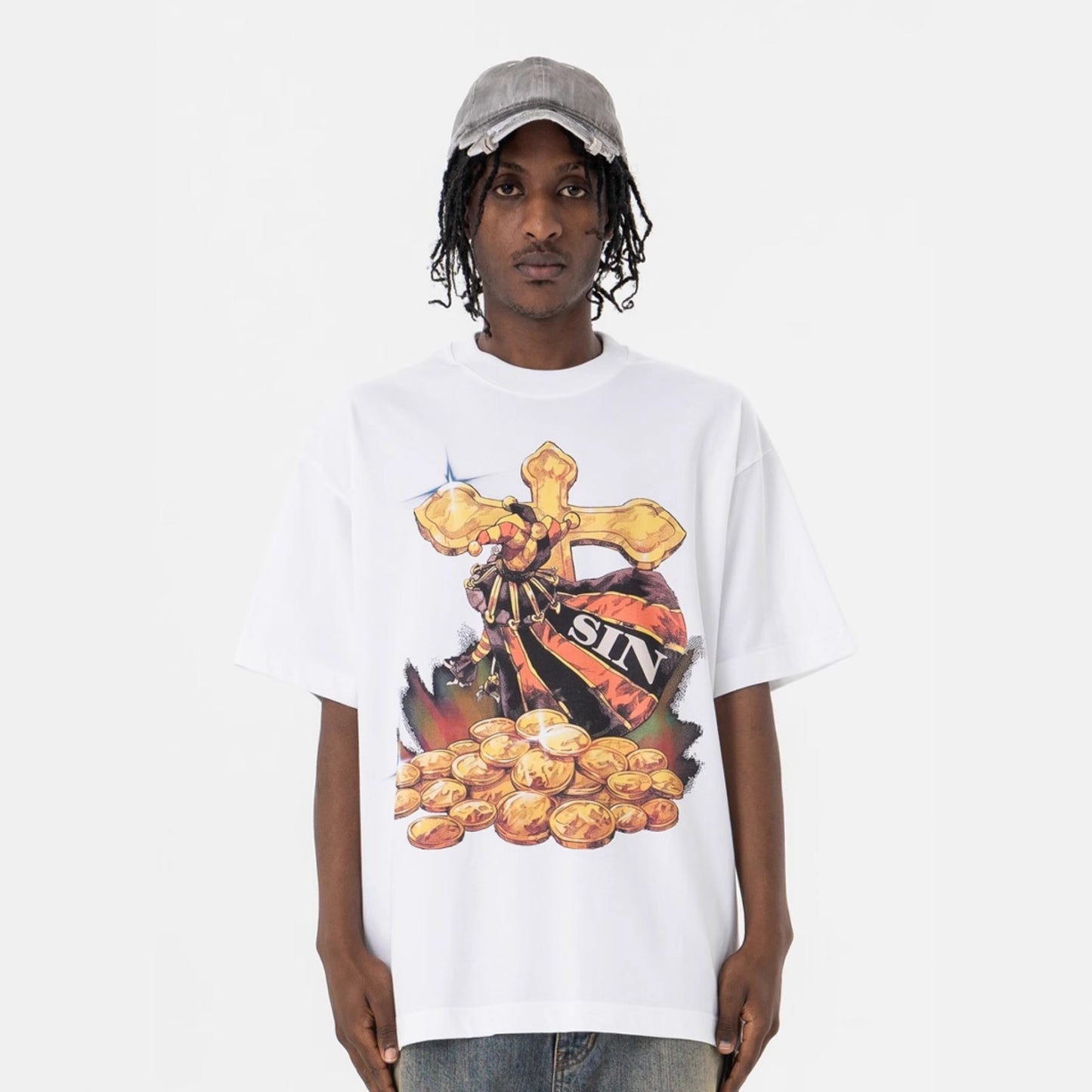Vic Streetwear Summer Casual Short Sleeve T-Shirt