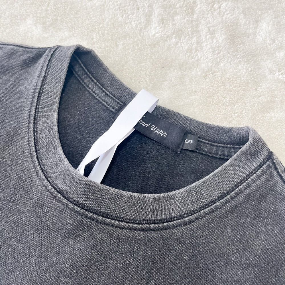 Streetwear Eua t-shirt made old digital print short-sleeved t-shirt