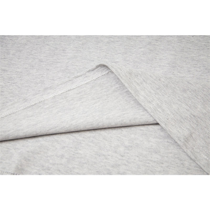 Casual Street Wear Vintage Shoulder Short Sleeve Summer Crew Neck Top