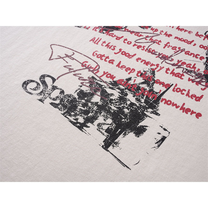 Casual Street Wear Summer Vintage Loose Short Sleeve T-Shirt