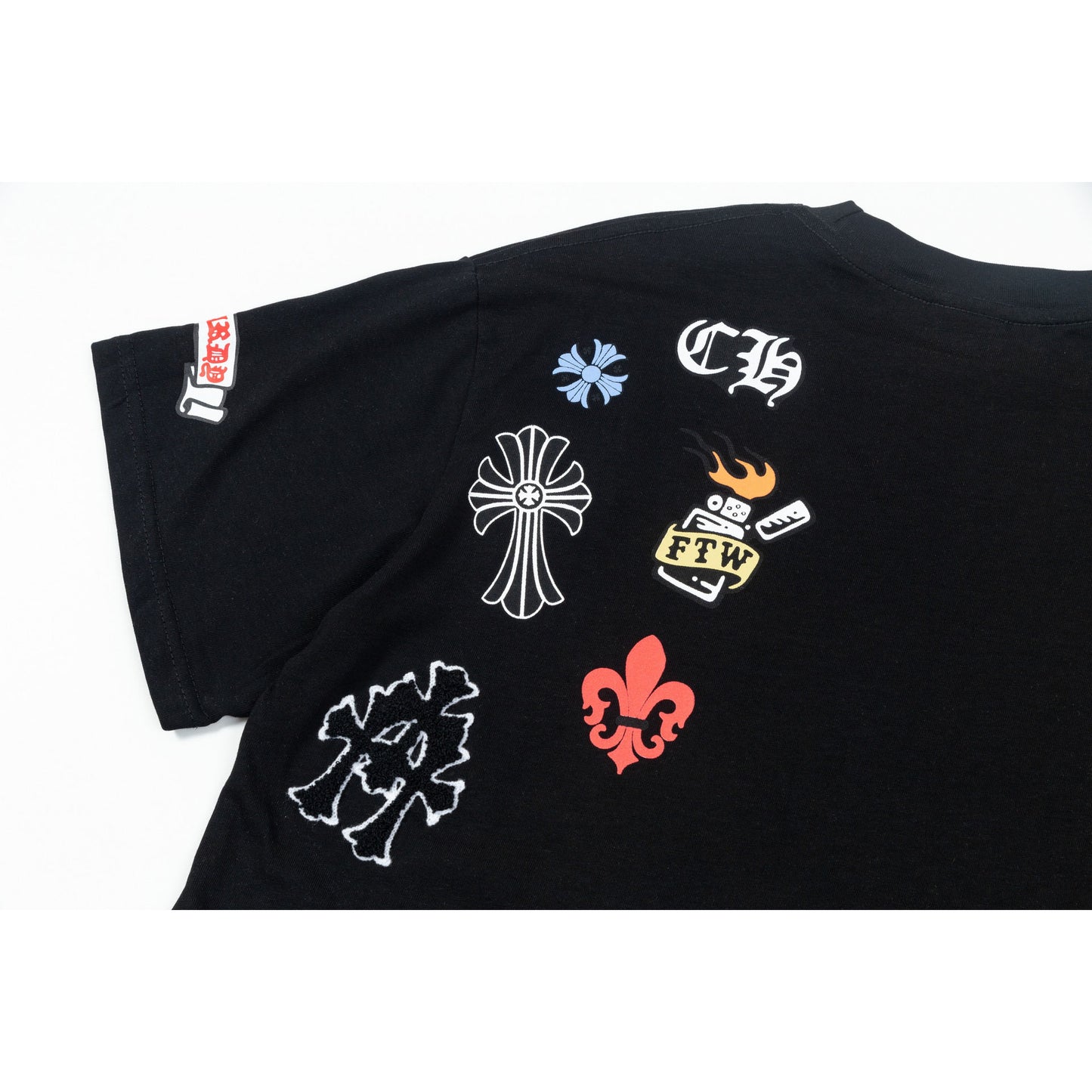 Hip hop clothing new york summer vintage embroidered t-shirt short sleeves