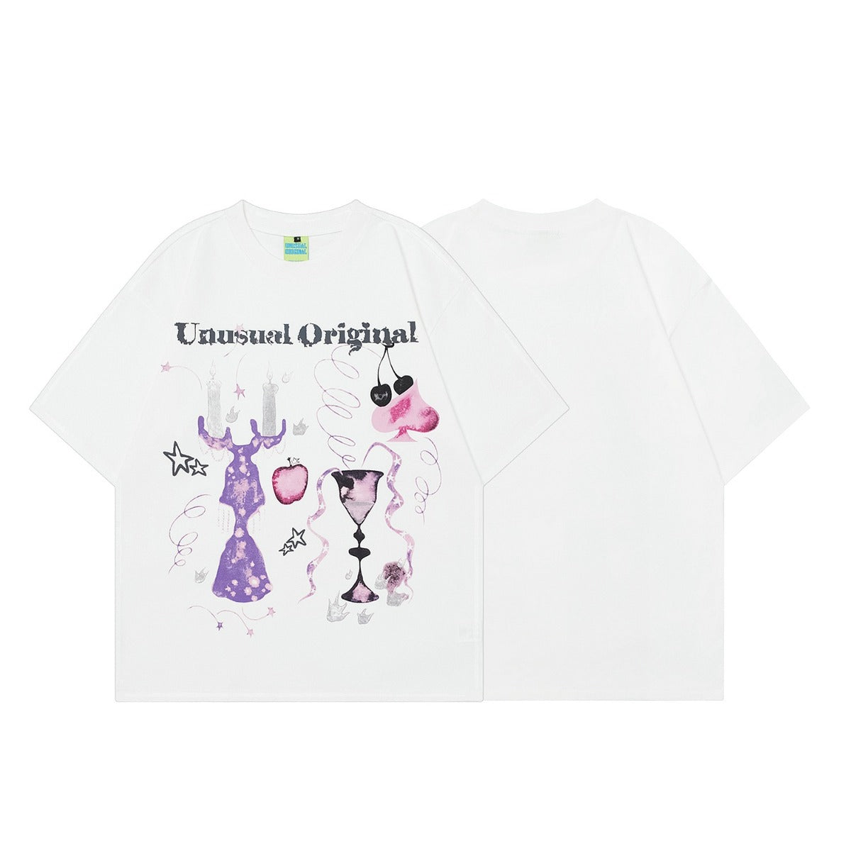 90s West Coast Hip Hop Fashion T Shirts Graffiti Print Short Sleeve T-Shirts