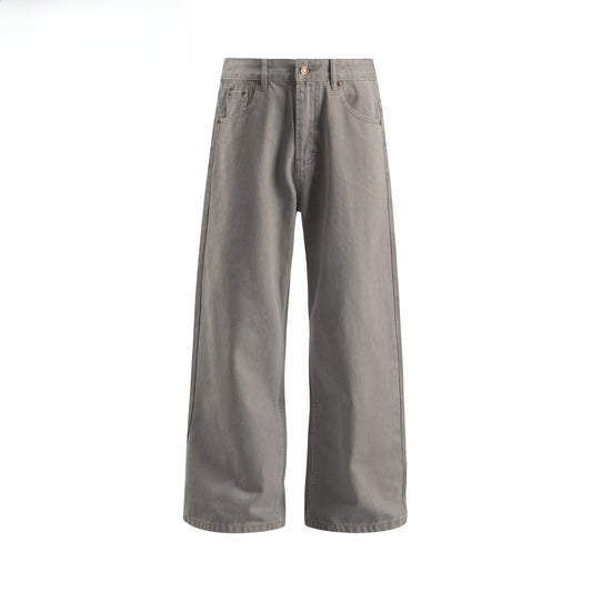 Hip Hop Pants For Boys Vintage Washing Old Loose Straight Casual Pants