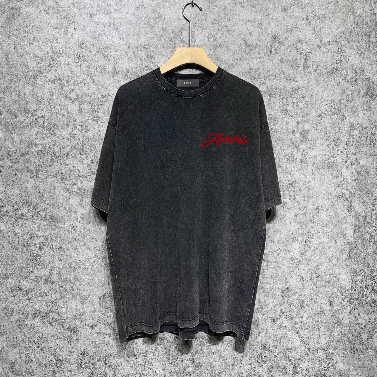 Amiri washed t-shirt mottled pegasus short sleeves