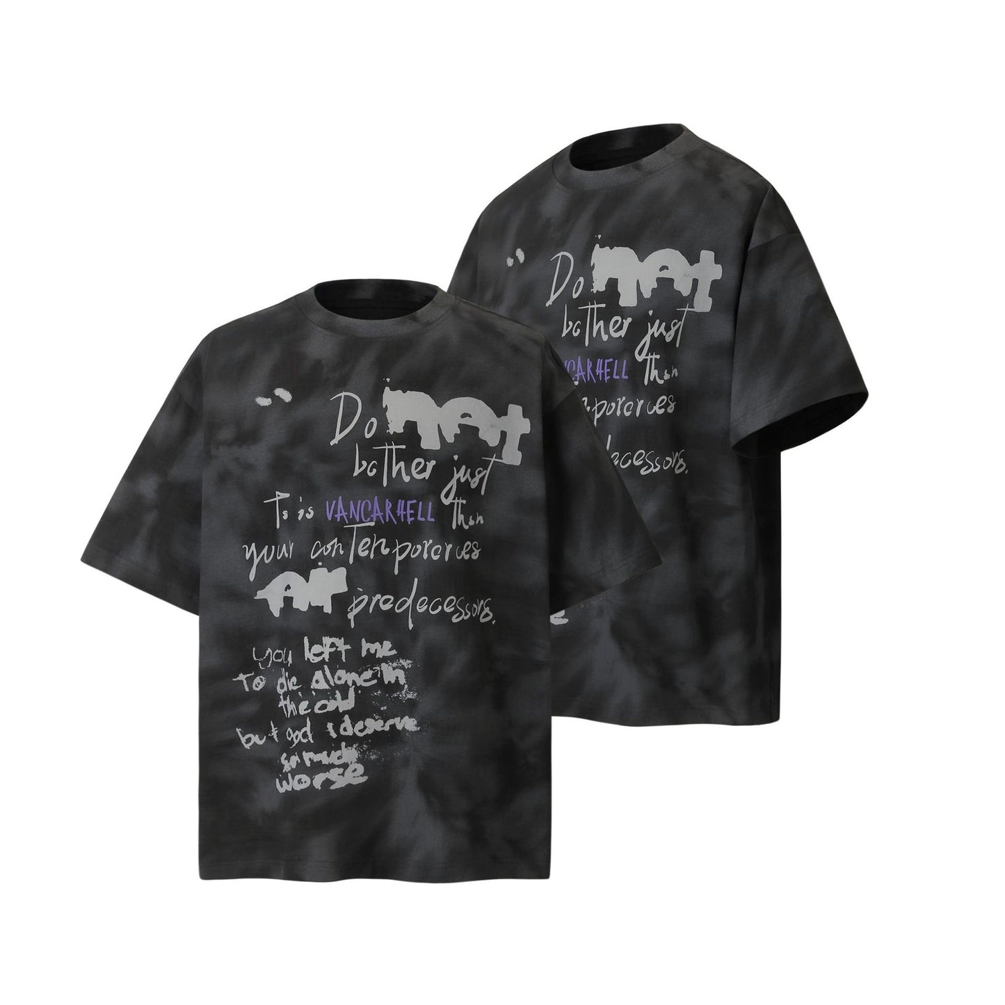 Unisex T-shirts Summer Letter Men's Loose Short Sleeve T-Shirt