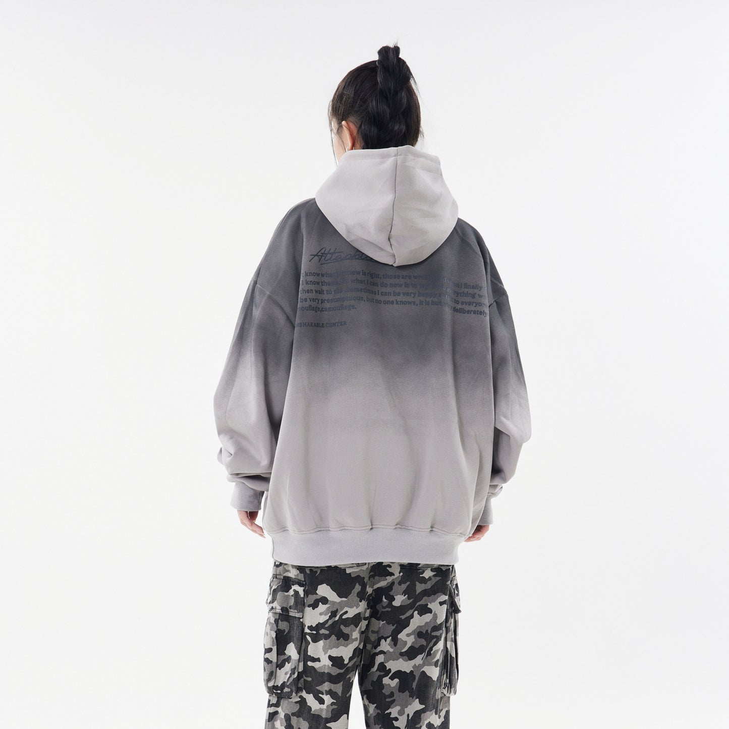 Vice streetwear made old long sleeve hooded sweater