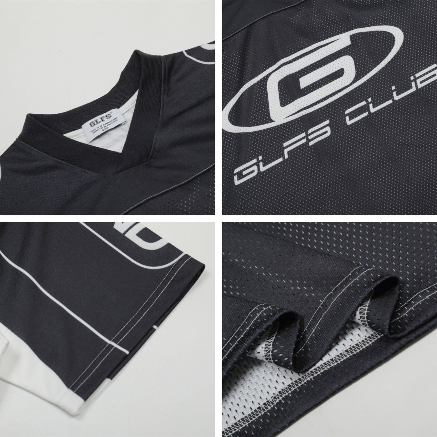 USA Vintage T-Shirt Vintage Alphabet Print Splicing Mesh Breathable Men's and Women's Summer Sports Jerseys