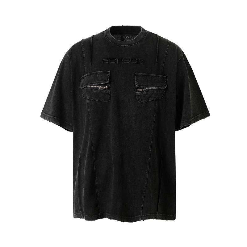 Retro Style Shirt For Men Summer T-Shirt Short Sleeve