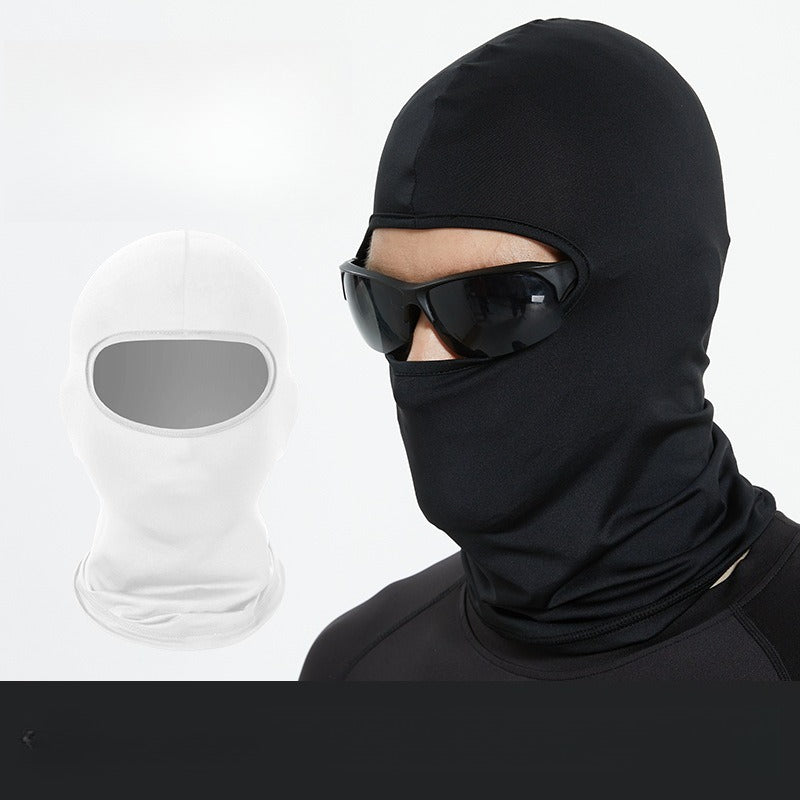 Cycling Windproof Hood Ice Silk Fabric Windproof and Sunscreen