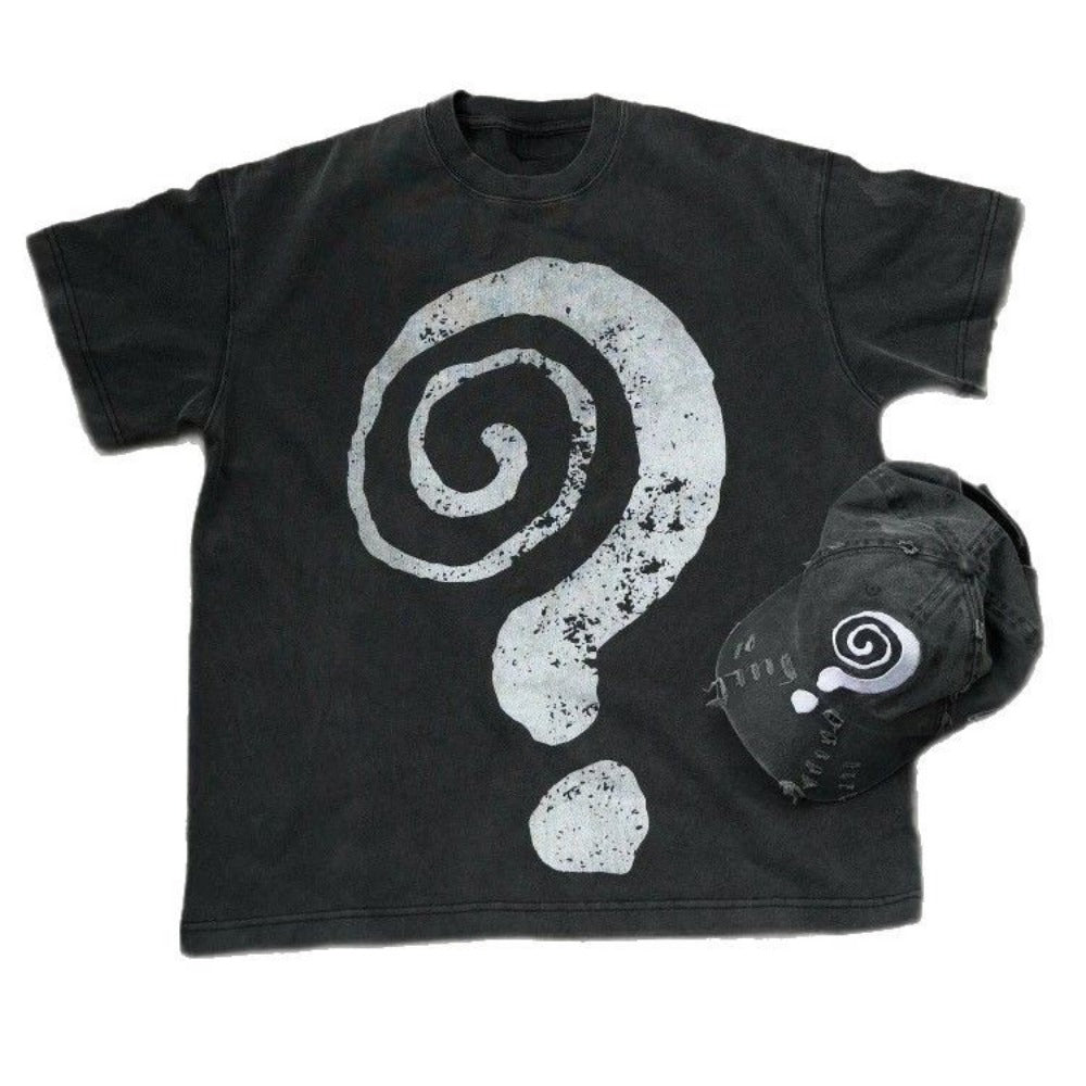 Streetwear Eua t shirt Mickey washed old printed short sleeve t-shirt