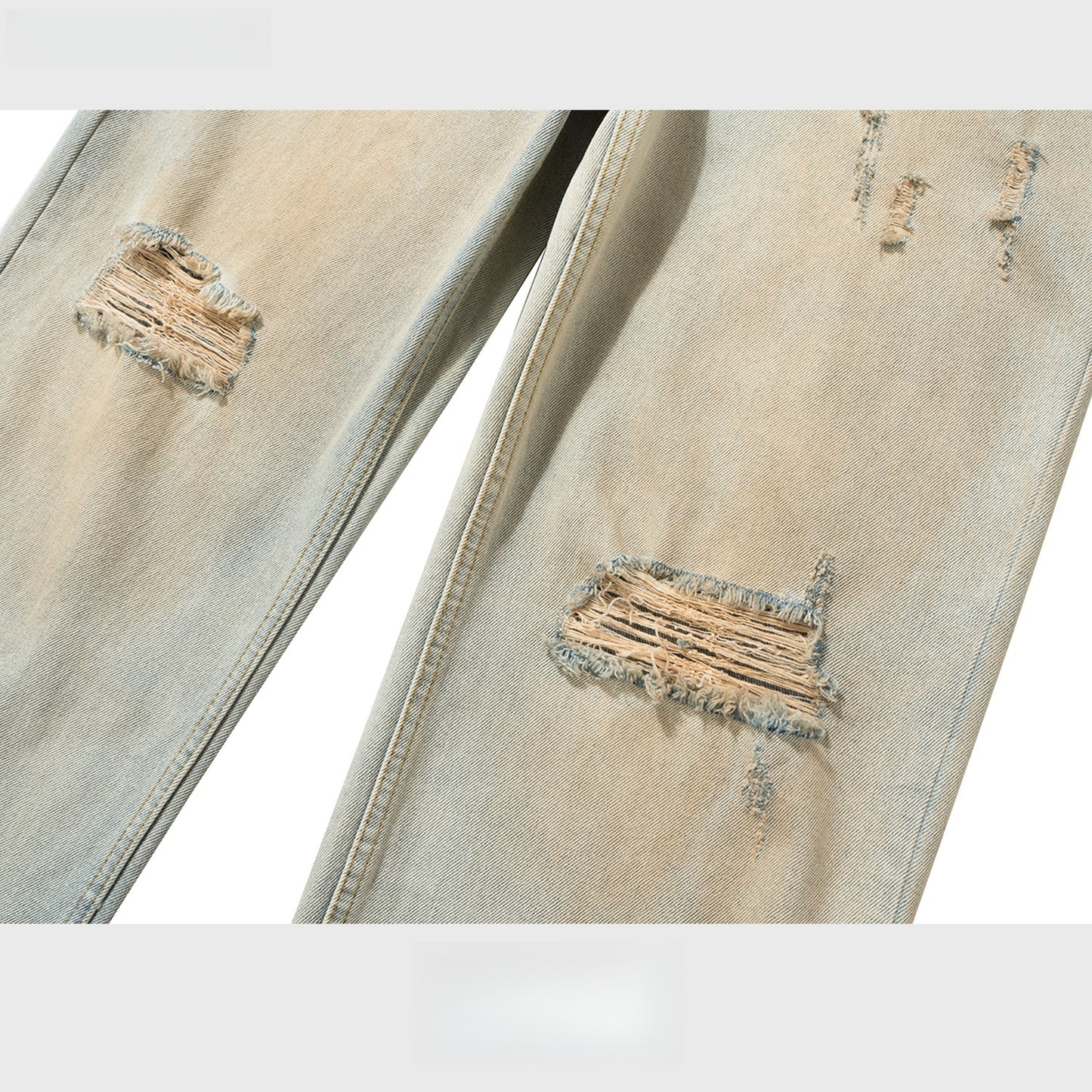 Rock Revival Jeans Straight Pants Ripped Splash Jeans
