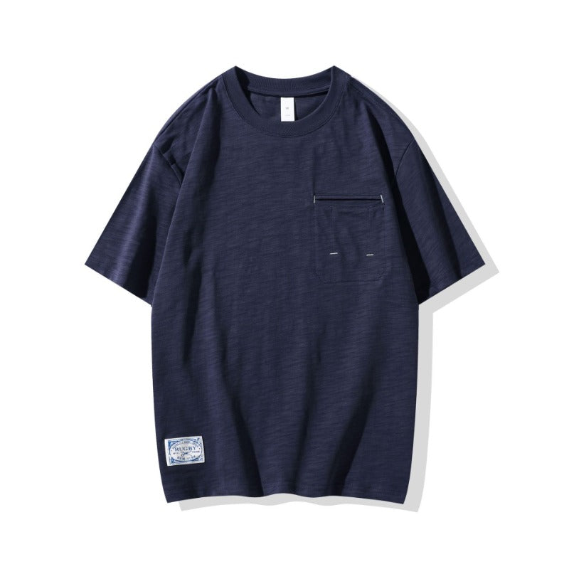 Mens T-shirts Vintage Short Sleeves Summer Loose