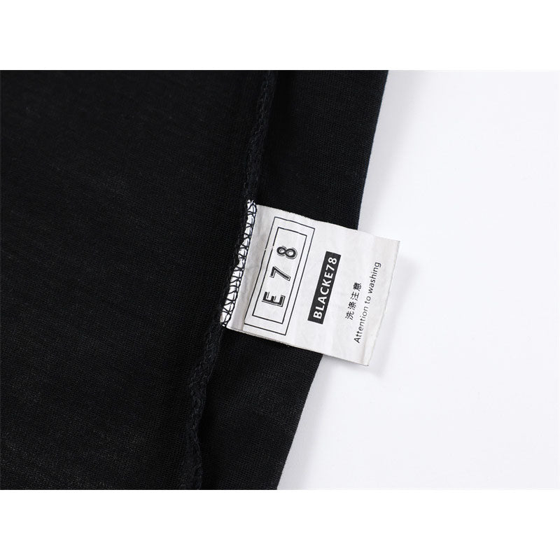 Stone Wash T shirt make old short sleeve T-shirt