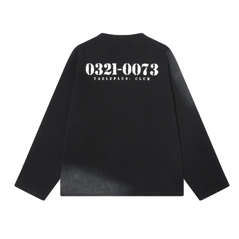 Unisex long-sleeved shirt autum spoof printing
