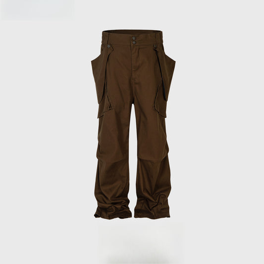 Rock Revival Jeans Straight Pants Multi-Pocket Casual Pants