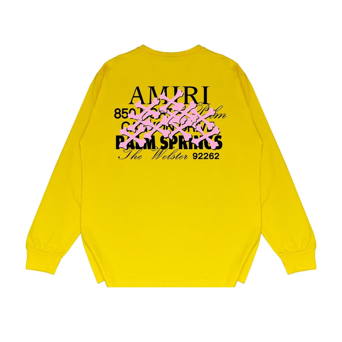 Amiri Long Sleeved Shirt Printed Trendy Pure Cotton