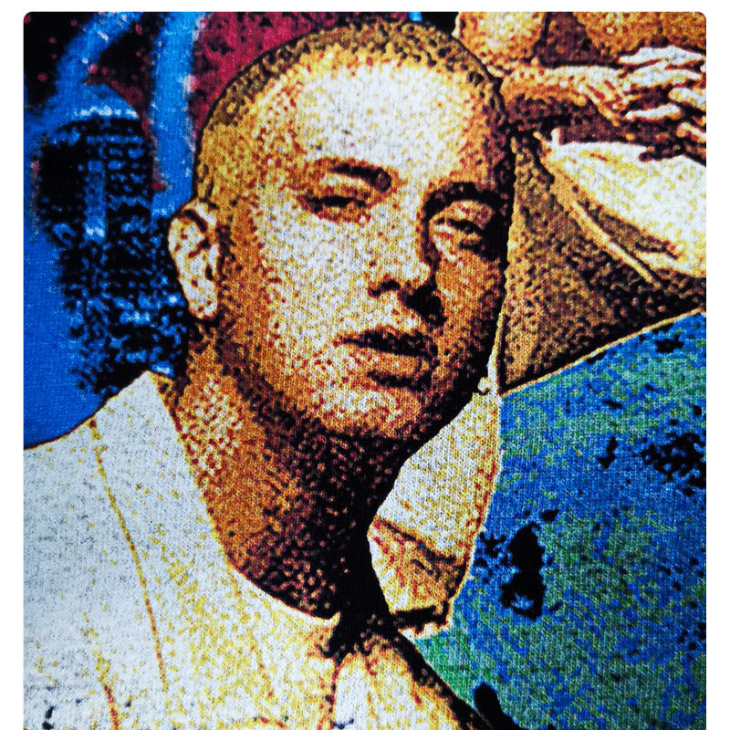 Cool t rapper hip hop EMINEM print short sleeve T