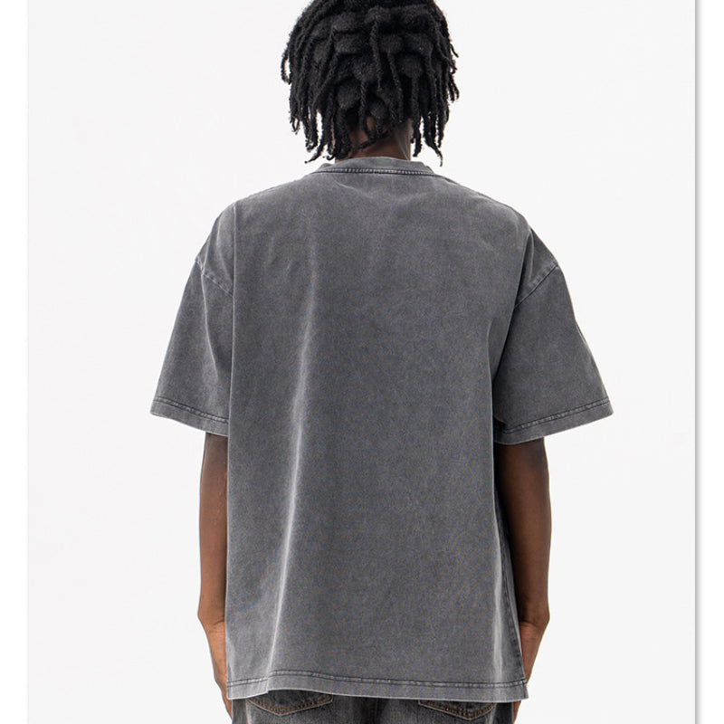 Vic Streetwear Summer Oversize Crew Neck Short Sleeve T-Shirt