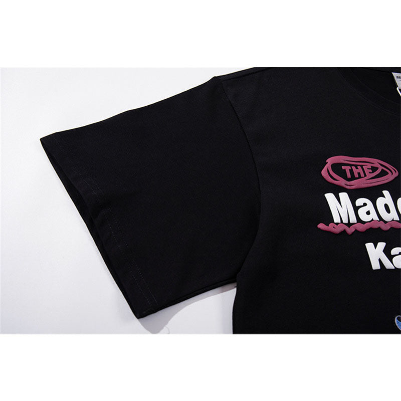 Camisetas streetwear Summer Vintage Casual Loose Short Sleeve T-Shirt