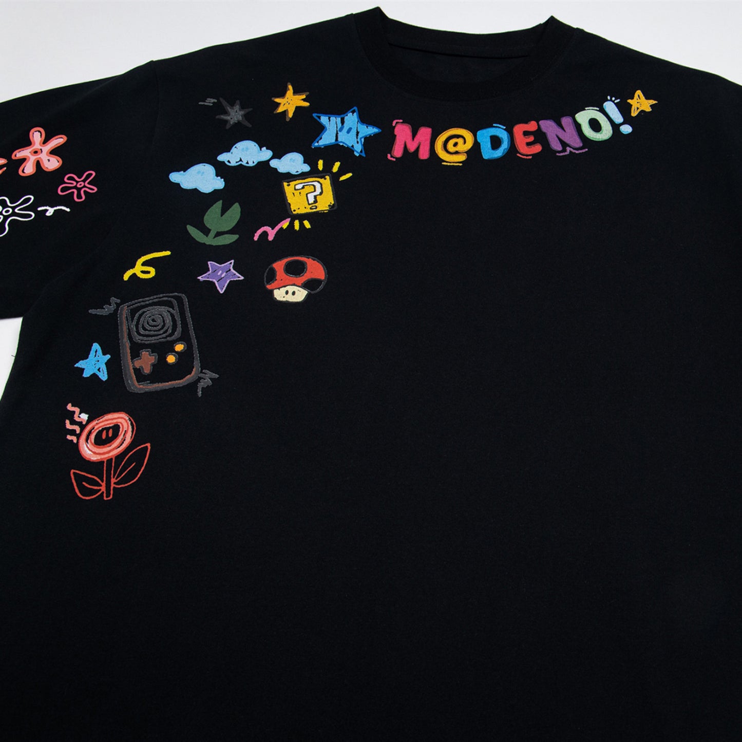 Vestimenta De Los 90 Summer Vintage Graffiti T-Shirt Short Sleeve