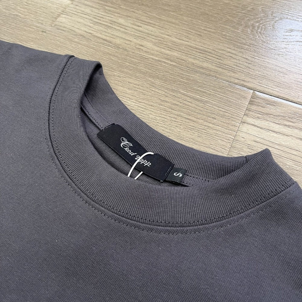 Streetwear Eua t-shirt retro washed old letter print loose cotton short-sleeved t-shirt