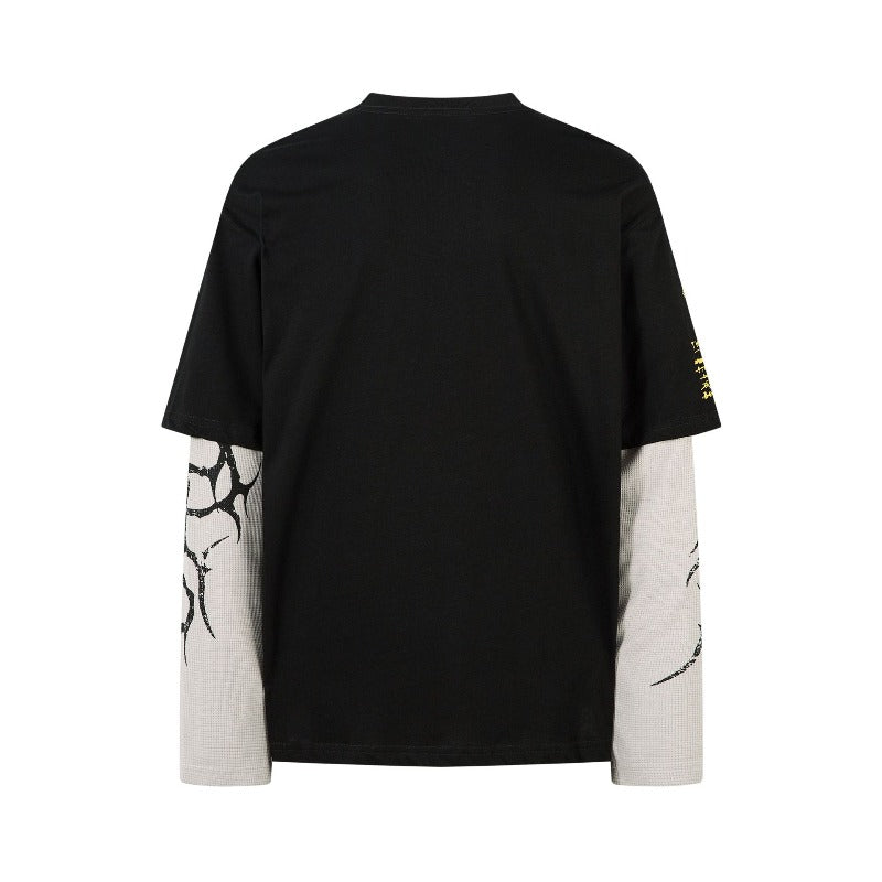Unisex long-sleeved shirt autumretro punk