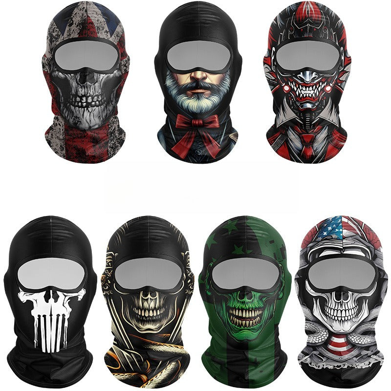 Cycling Windproof Hood Breathable Sunscreen Windproof Men's and Women's Ice Silk Fabric Lining Cap