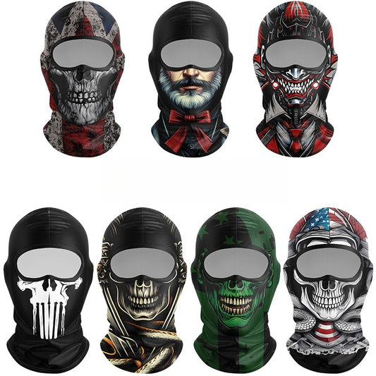Cycling Windproof Hood Breathable Sunscreen Windproof Men's and Women's Ice Silk Fabric Lining Cap
